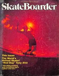 SkateBoarder Vol. 3 # 3 Magazine Back Copies Magizines Mags