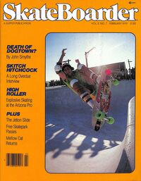 SkateBoarder Vol. 5 # 7 magazine back issue cover image