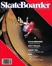 SkateBoarder Vol. 5 # 8 magazine back issue cover image