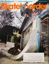 SkateBoarder Vol. 18 # 8 Magazine Back Copies Magizines Mags