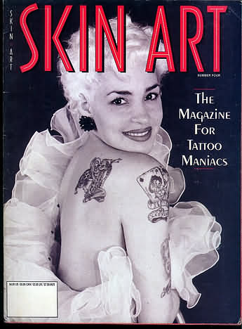 Skin Art # 4 magazine back issue Skin Art magizine back copy 