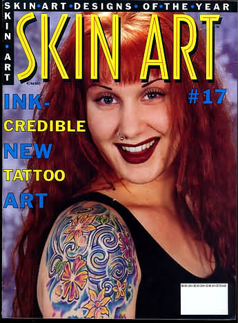 Skin Art # 17 magazine back issue Skin Art magizine back copy 