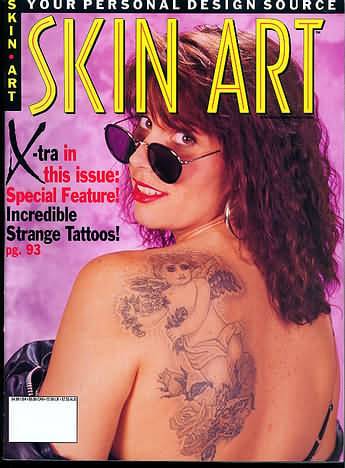 Skin Art # 21 magazine back issue Skin Art magizine back copy 