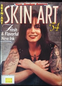 Skin Art # 34 magazine back issue cover image