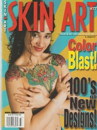 Skin Art # 77 magazine back issue cover image