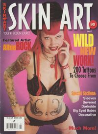 Skin Art # 90 magazine back issue cover image