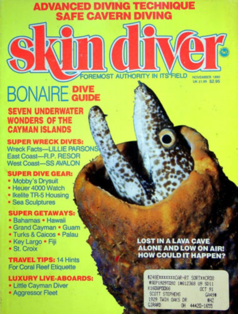 Skin Diver November 1990
