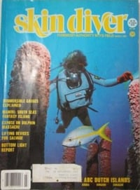 Elizabeth R Deans magazine cover appearance Skin Diver March 1981