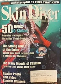 Skin Diver March 2002 magazine back issue