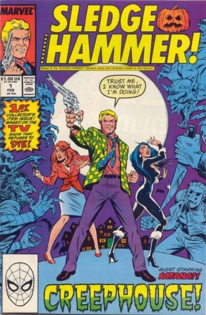 Sledge Hammer Comic Book Back Issues by A1 Comix