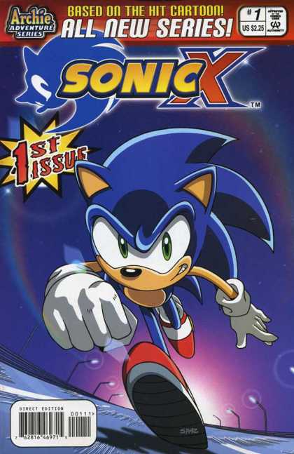 Sonic X Comic Book Back Issues by A1 Comix