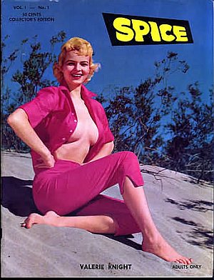 Spice Vol. 1 # 1 magazine back issue Spice magizine back copy 