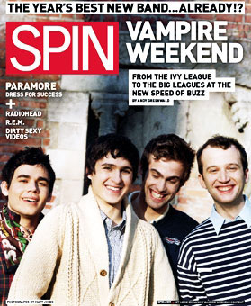 Spin March 2008 magazine back issue Spin magizine back copy 
