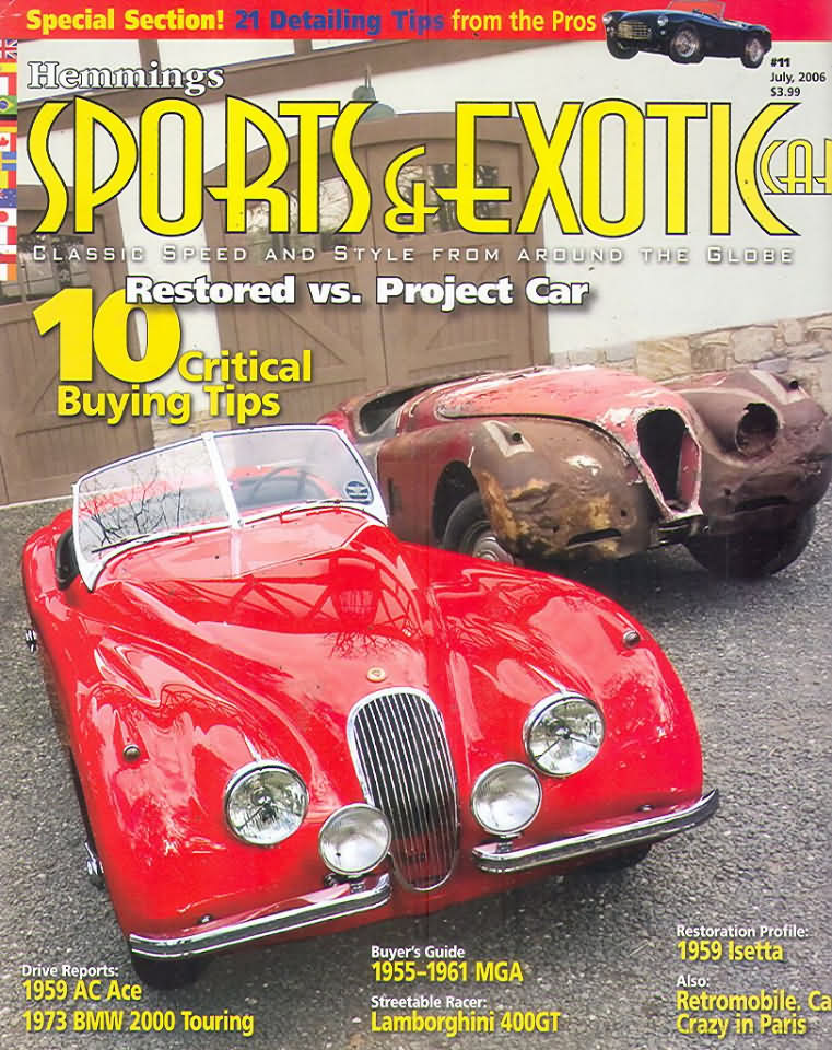 Sports & Exotic Car May 2006 magazine back issue Sports & Exotic Car magizine back copy 