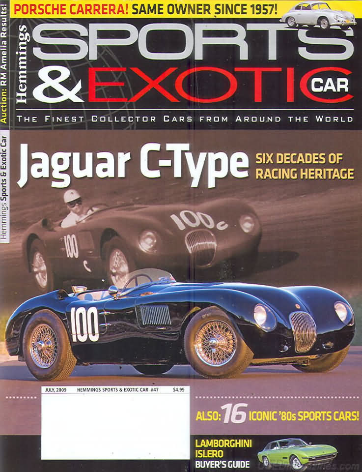 Sports & Exotic Car July 2009 magazine back issue Sports & Exotic Car magizine back copy 