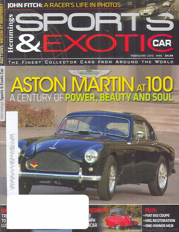 Sports & Exotic Car February 2013 magazine back issue Sports & Exotic Car magizine back copy 