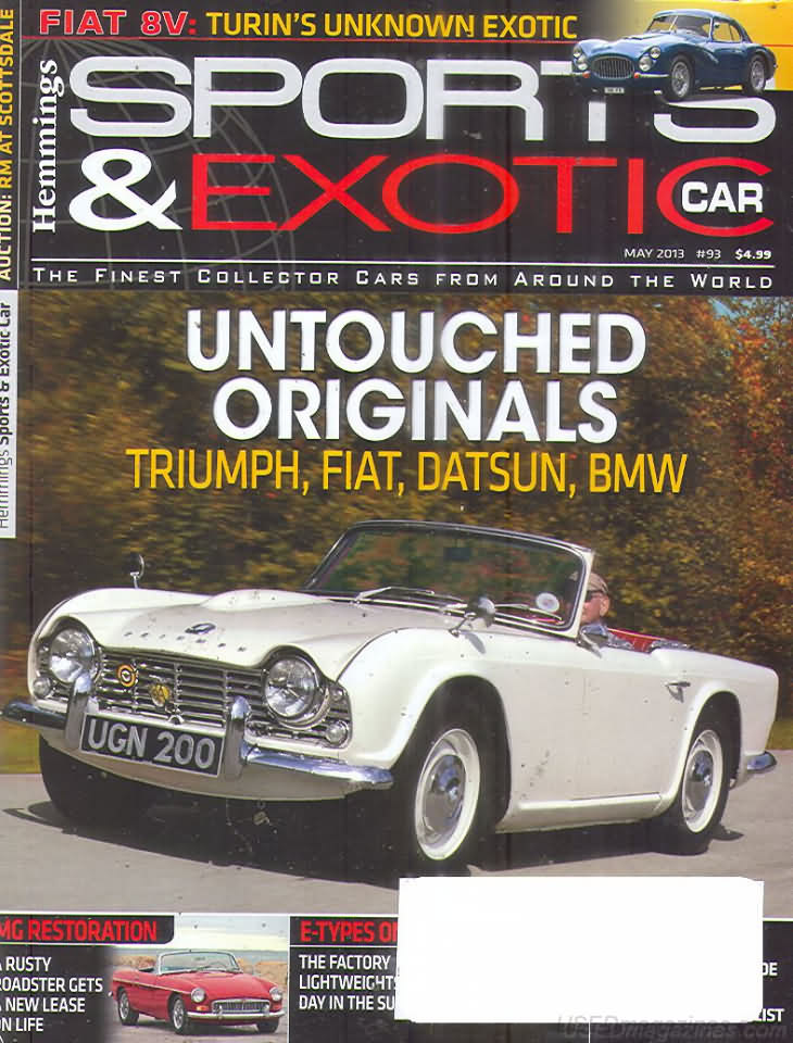 Sports & Exotic Car May 2013 magazine back issue Sports & Exotic Car magizine back copy 