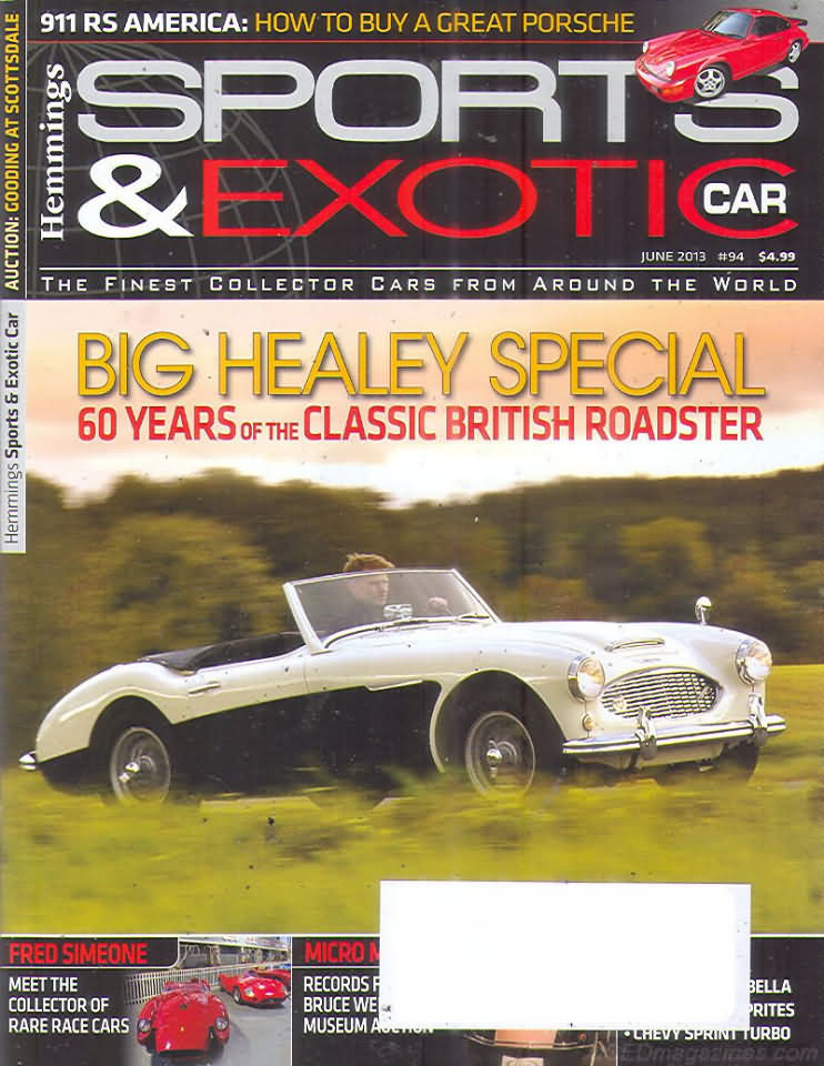 Sports & Exotic Car June 2013 magazine back issue Sports & Exotic Car magizine back copy 
