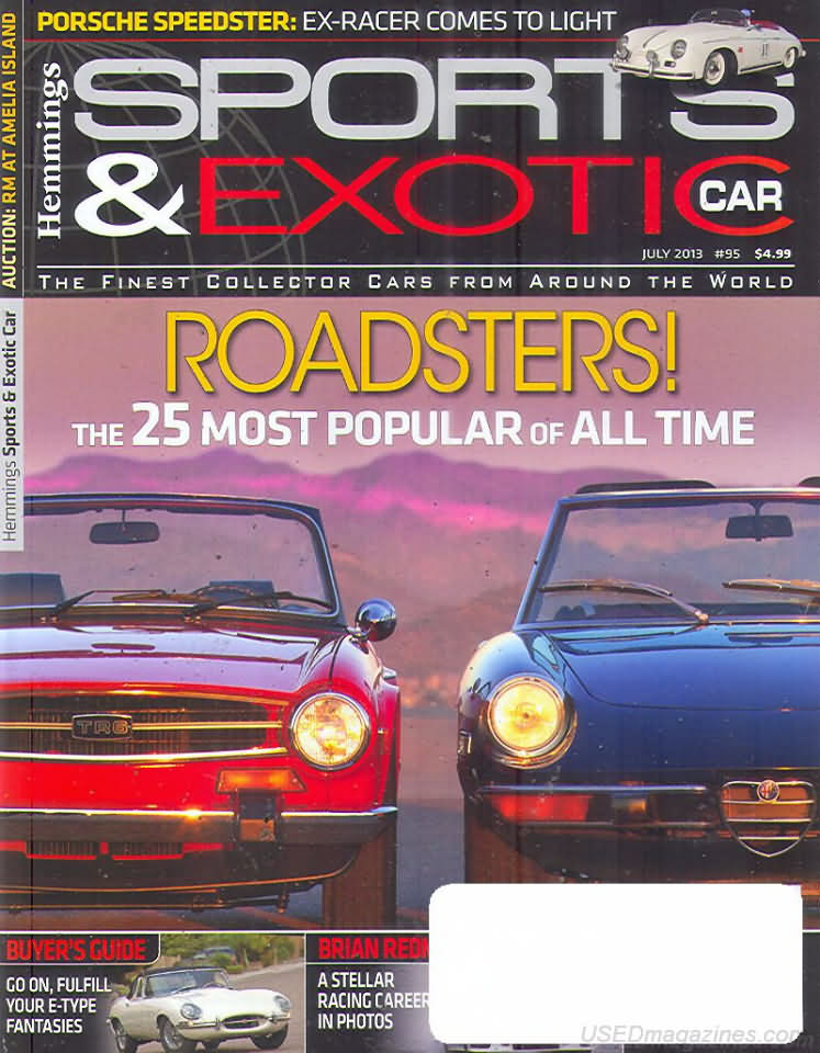 Sports & Exotic Car July 2013 magazine back issue Sports & Exotic Car magizine back copy 