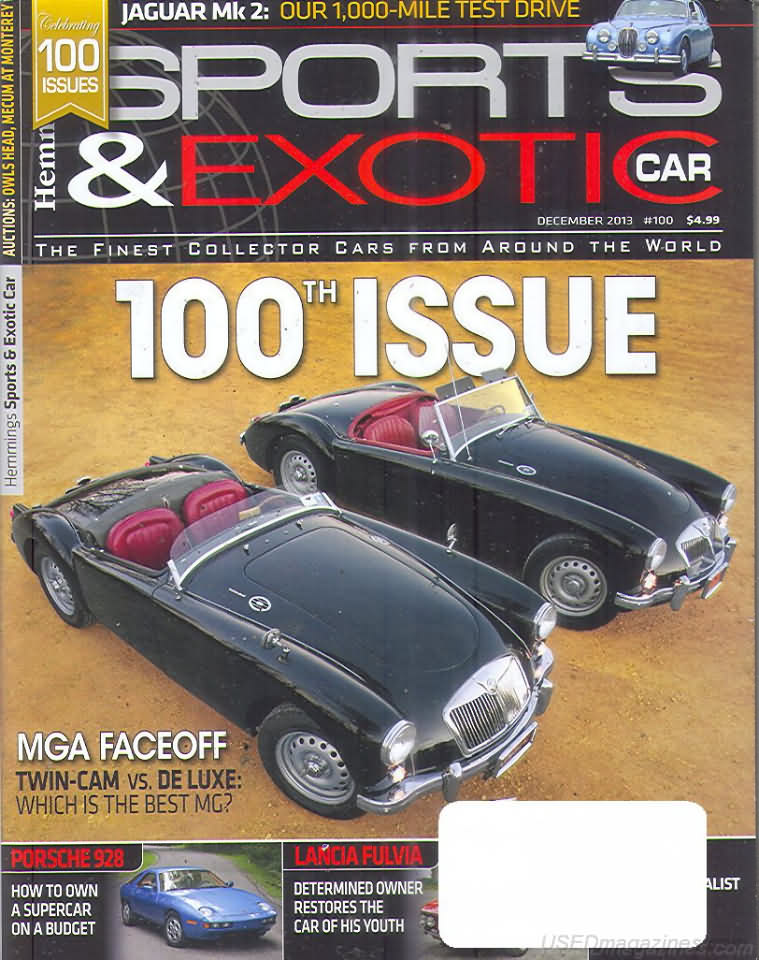 Sports & Exotic Car December 2013 magazine back issue Sports & Exotic Car magizine back copy 