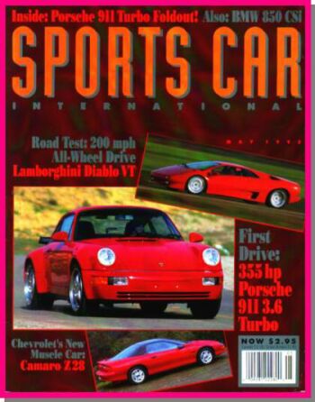 Sports Car International May 1993 magazine back issue Sports Car International magizine back copy 
