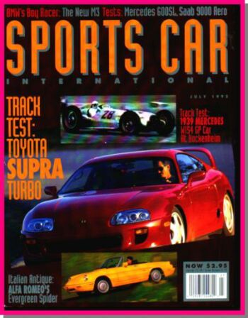 Sports Car International July 1993 magazine back issue Sports Car International magizine back copy 