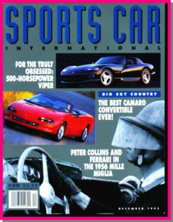 Sports Car International December 1993 magazine back issue Sports Car International magizine back copy 