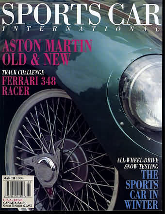 Sports Car International March 1994 magazine back issue Sports Car International magizine back copy 