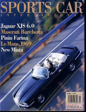 Sports Car International April 1994 magazine back issue Sports Car International magizine back copy 