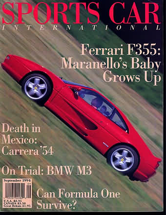 Sports Car International September 1994 magazine back issue Sports Car International magizine back copy 