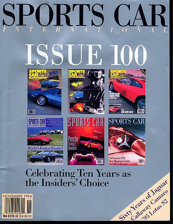 Sports Car International November 1994 magazine back issue Sports Car International magizine back copy 