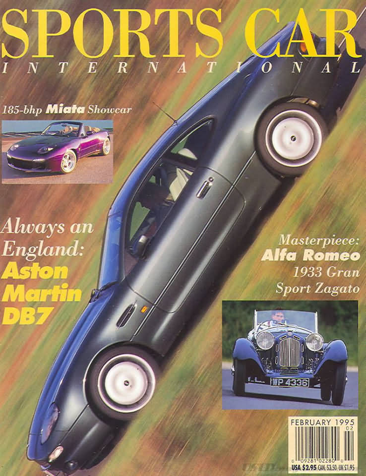 Sports Car International February 1995 magazine back issue Sports Car International magizine back copy 
