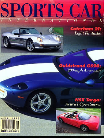 Sports Car International April 1995 magazine back issue Sports Car International magizine back copy 