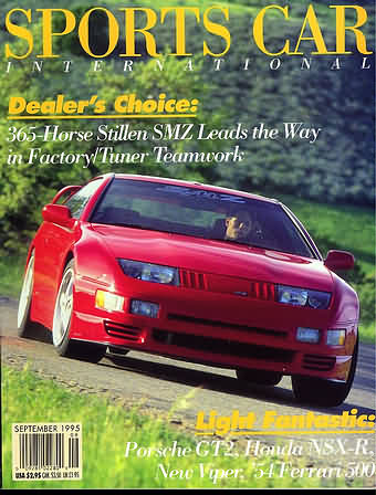 Sports Car International September 1995 magazine back issue Sports Car International magizine back copy 