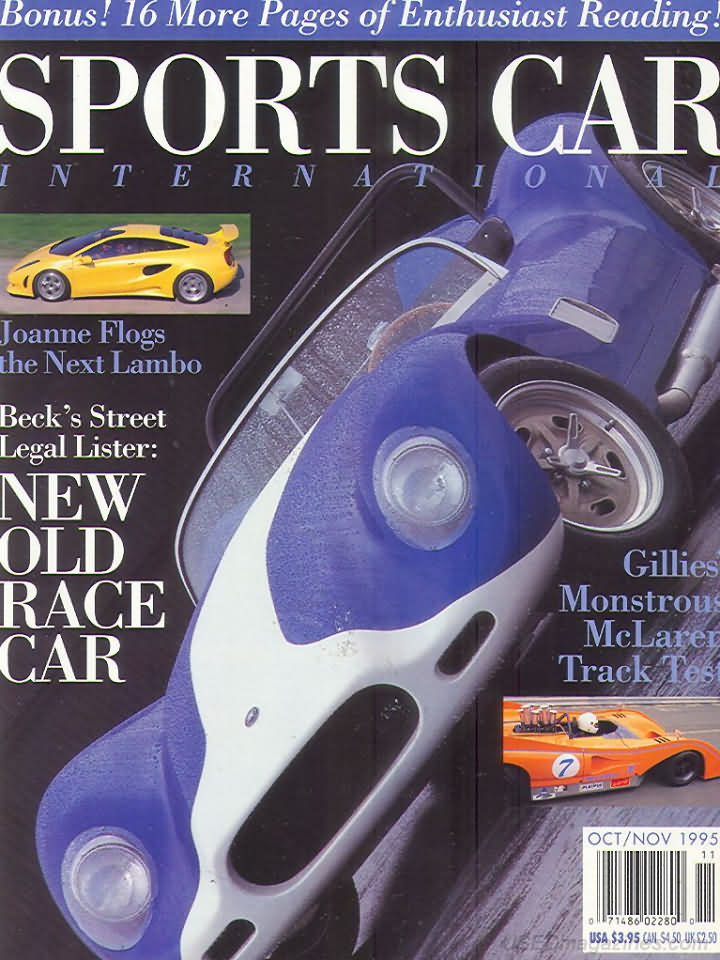 Sports Car International October 1995 magazine back issue Sports Car International magizine back copy 