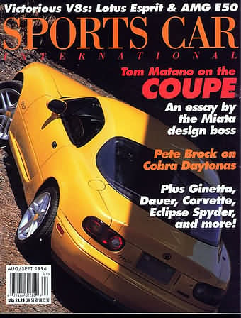 Sports Car International August/September 1996 magazine back issue Sports Car International magizine back copy 