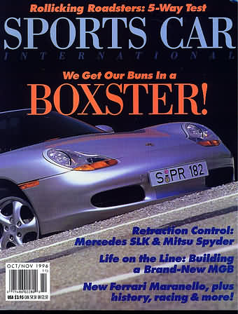 Sports Car International October/November 1996 magazine back issue Sports Car International magizine back copy 