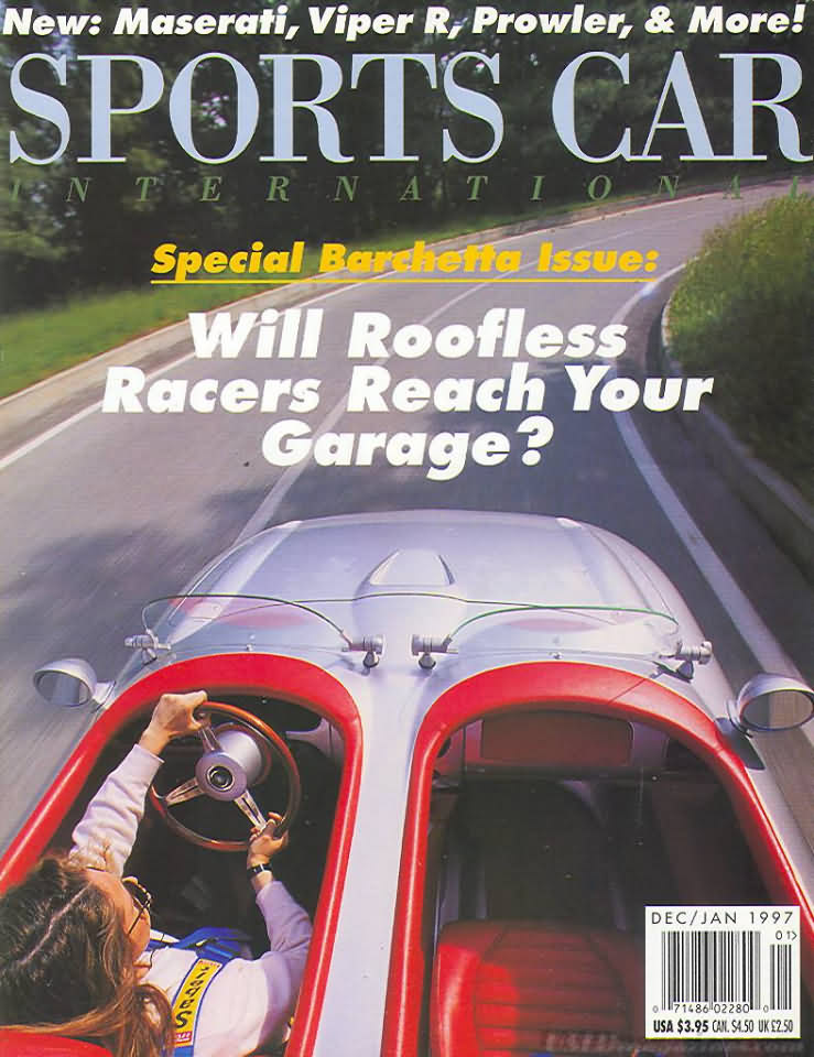 Sports Car International December 1996 magazine back issue Sports Car International magizine back copy 