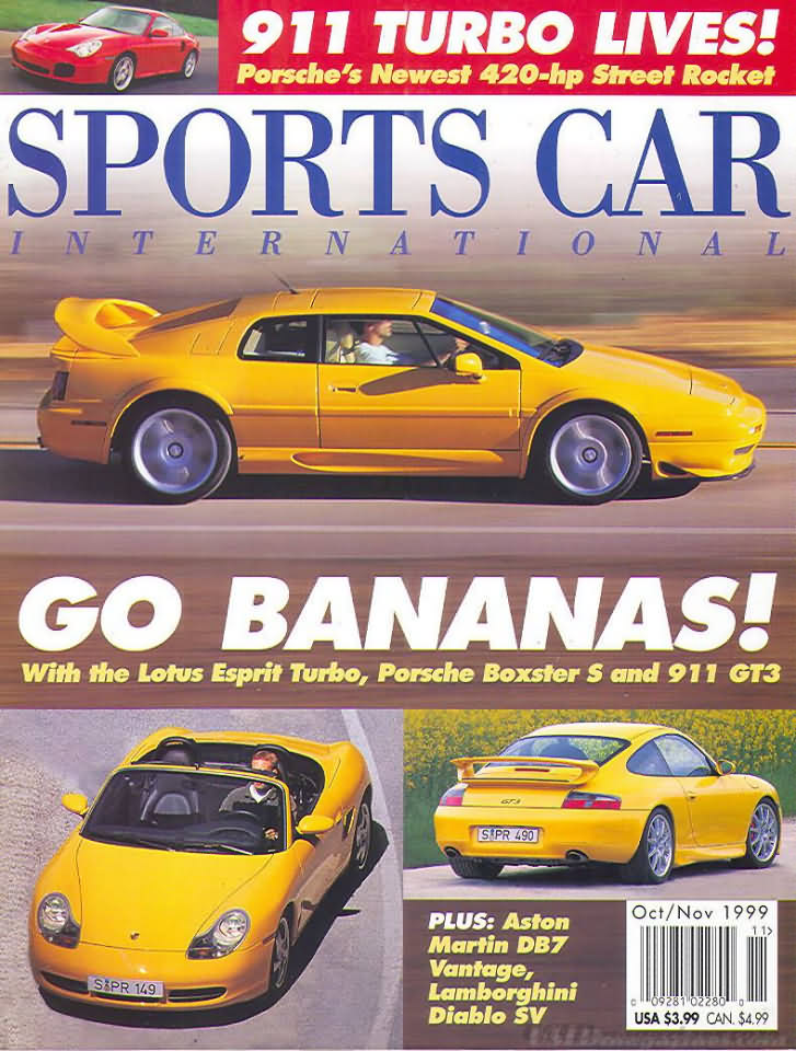 Sports Car International October 1999 magazine back issue Sports Car International magizine back copy 