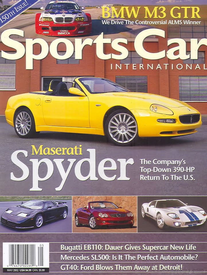 Sports Car International May 2002 magazine back issue Sports Car International magizine back copy 