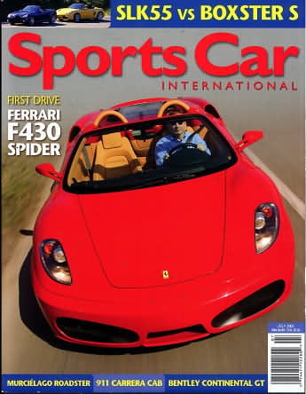Sports Car International July 2005 magazine back issue Sports Car International magizine back copy 