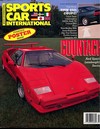 Sports Car International November 1989 magazine back issue