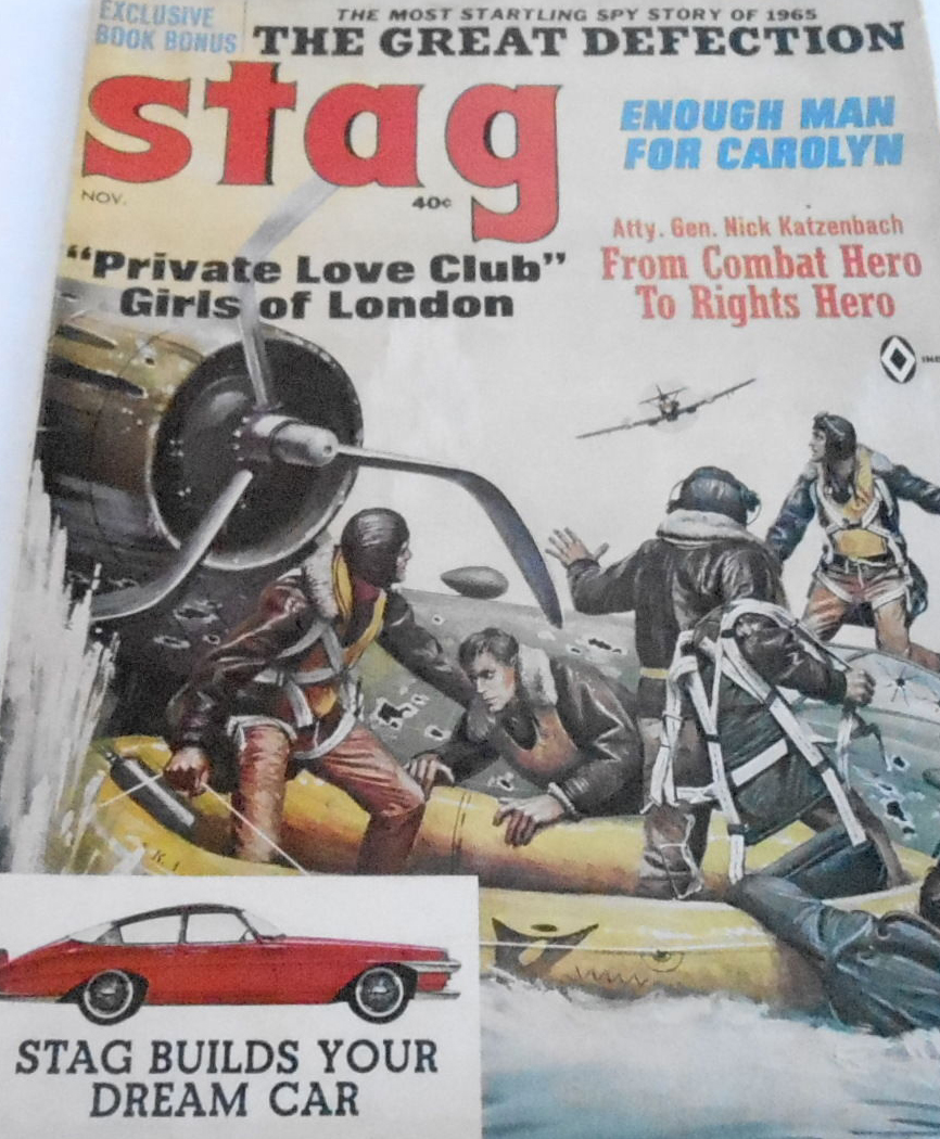 Stag November 1965 magazine back issue Stag magizine back copy Stag November 1965 Magazine for Men Adult Back Issue Published by Leeds Publishing Corp. Enough Man For Carolyn.