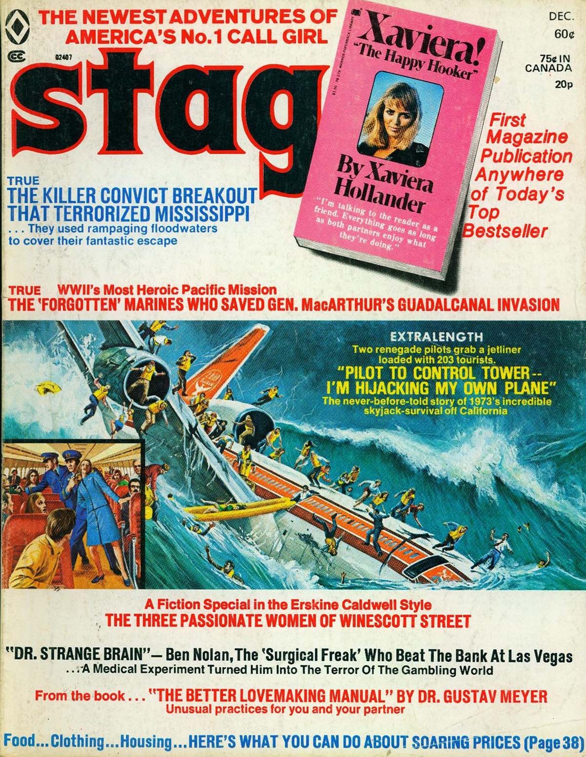 Stag December 1973 magazine back issue Stag magizine back copy Stag December 1973 Magazine for Men Adult Back Issue Published by Leeds Publishing Corp. The Newest Adventures Of America's No.1 Call Girl.