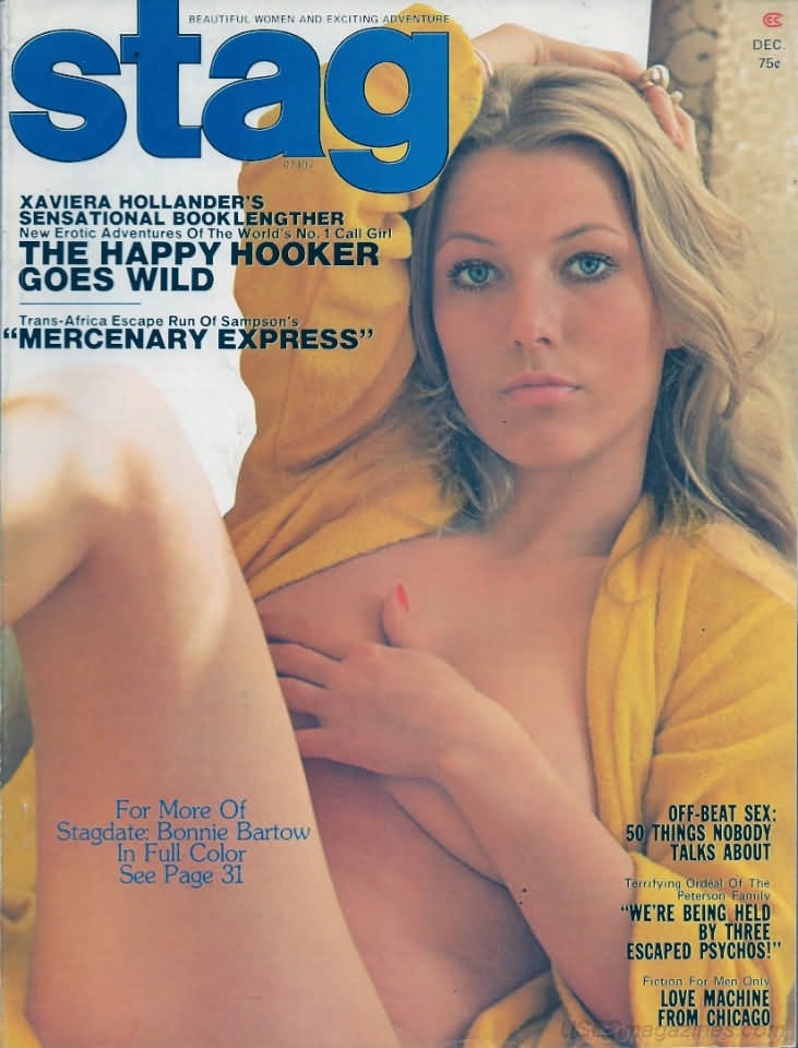 Stag December 1974 magazine back issue Stag magizine back copy Stag December 1974 Magazine for Men Adult Back Issue Published by Leeds Publishing Corp. Xaviera Hollander's Sensational Book Lengther.