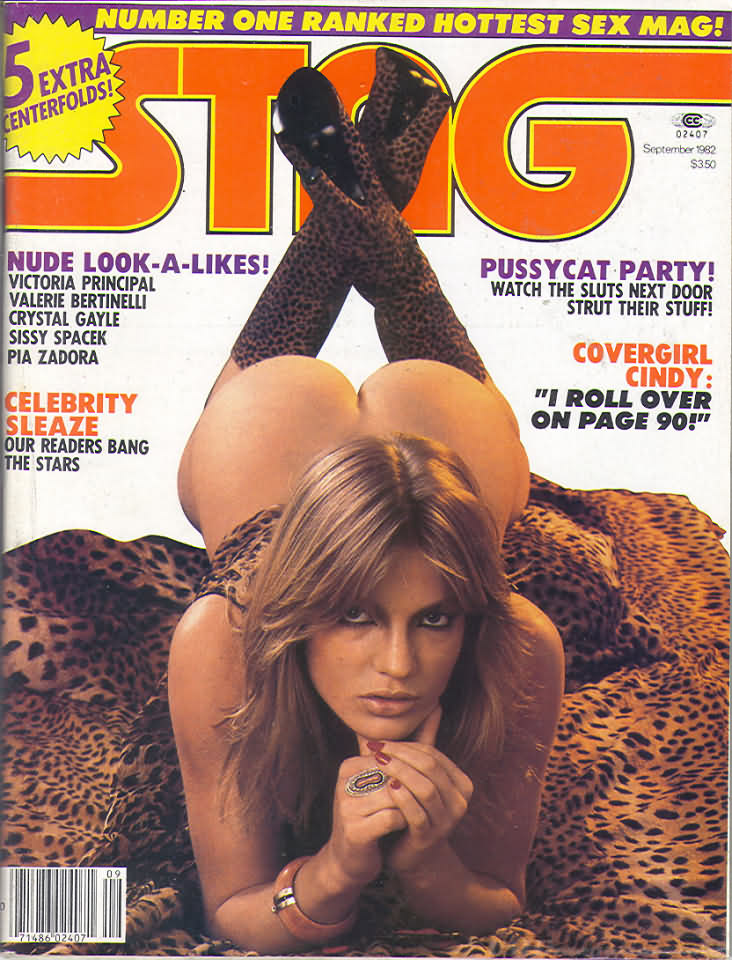 Stag September 1982 magazine back issue Stag magizine back copy Stag September 1982 Magazine for Men Adult Back Issue Published by Leeds Publishing Corp. Number One Ranked Hottest Sex Mag!.