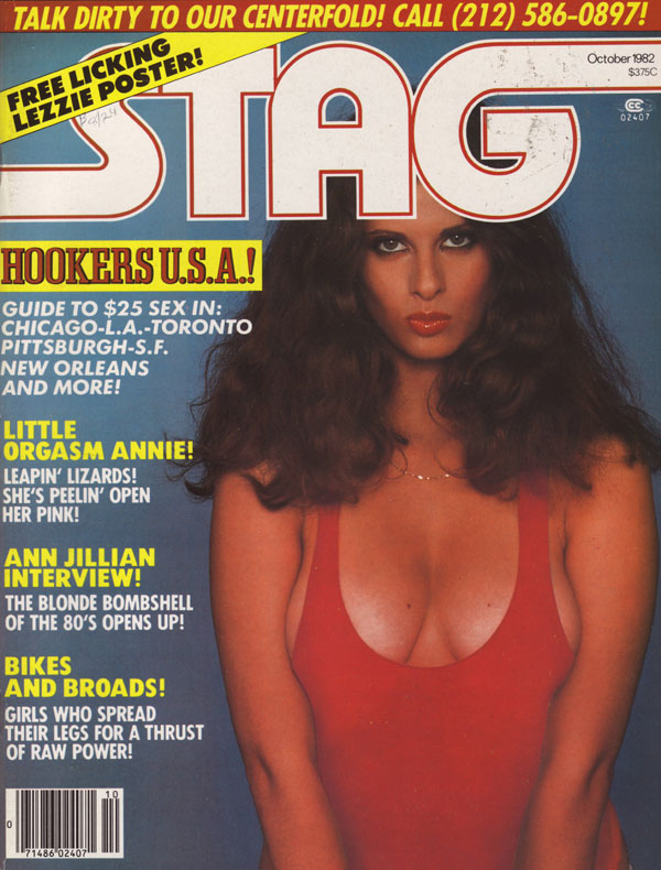 Stag October 1982 magazine back issue Stag magizine back copy stag magazine back issues porn mag girls nude hot sexy steamy pictorials explicit pussy shots tits s