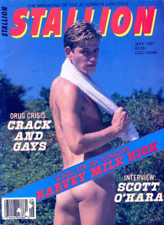 Stallion May 1987 magazine back issue Stallion magizine back copy 