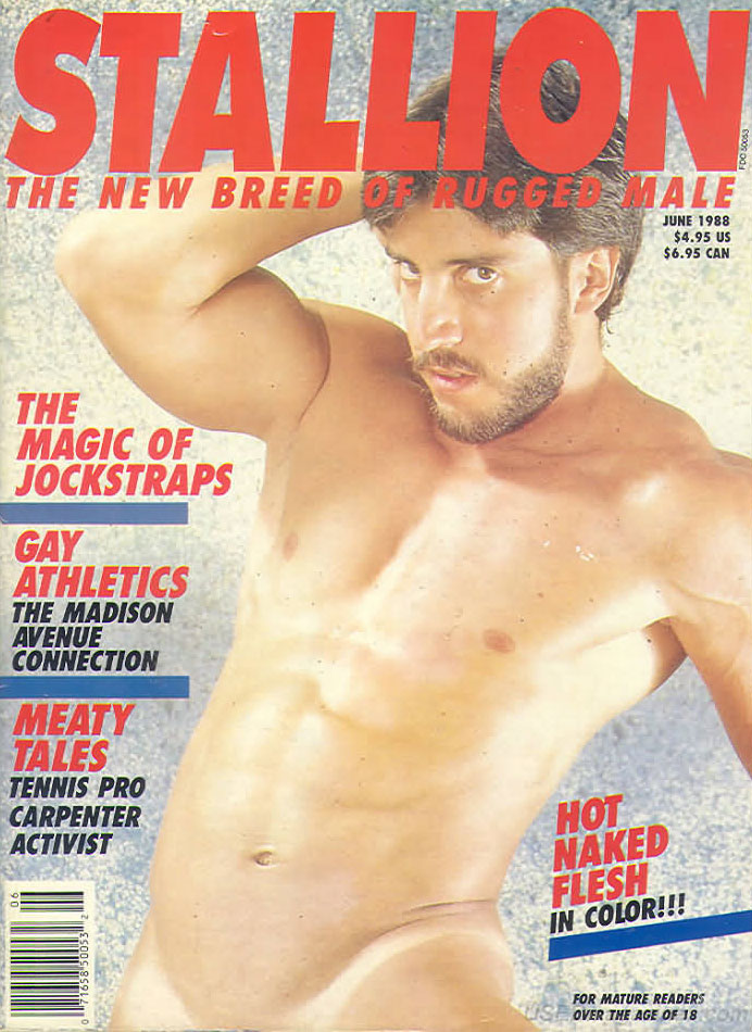 Stallion June 1988 magazine back issue Stallion magizine back copy 