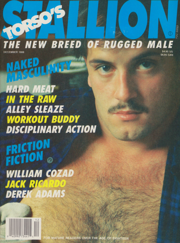Stallion December 1988 magazine back issue Stallion magizine back copy 